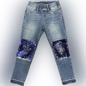 GAP Kids Flip Sequin Stretch Jegging Jeans | Size 7 Regular 💙✨